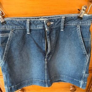 Lee Denim Mini Skirt in Blue